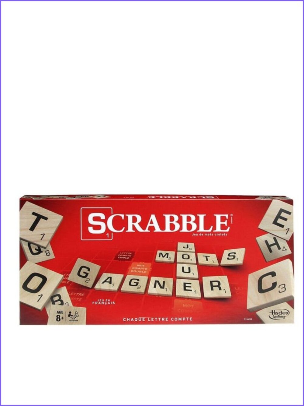 Scrabble French Version Hasbro Game   For Age 8+ New In Box